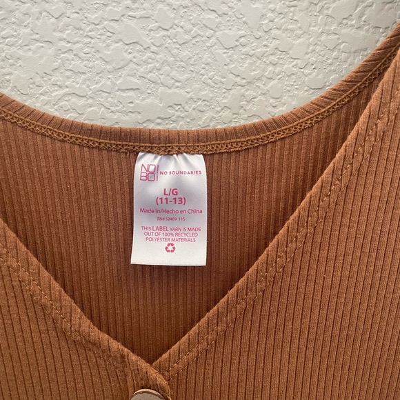 No boundaries Brown sleeveless tank 11/13 - Picture 4 of 4